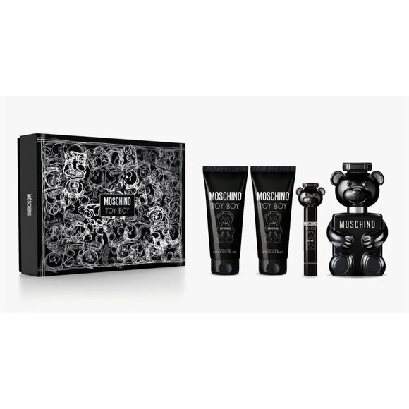 Moschino Toy Boy Eau de Parfum 4PCS Gift Set for Men 100ml & 10ml BNIB $101 MSRP - Picture 1 of 5